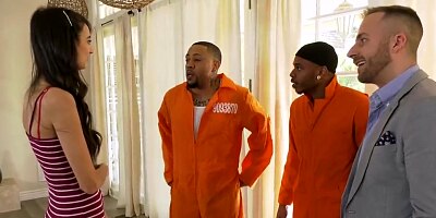 Prisoners Fuck BBC Slut Eliza Ibarra - Cuckold Sessions